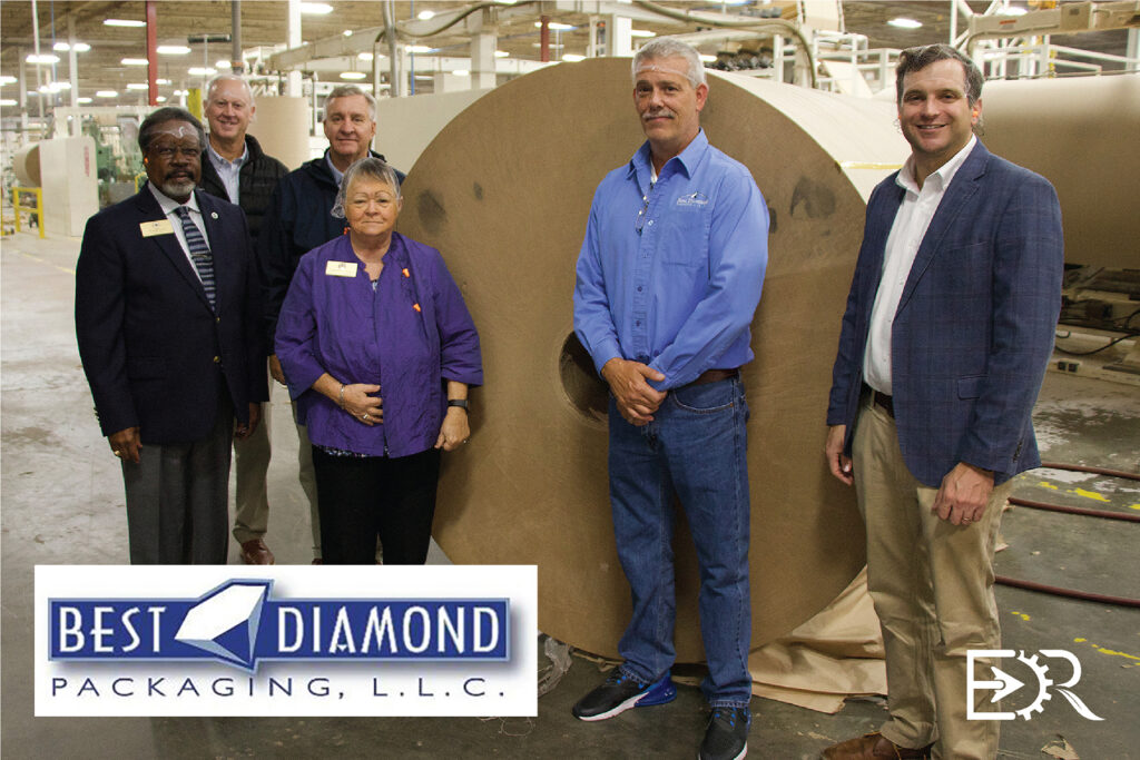 EDR Staff And Lenoir County Commissioners Tour Best Diamond Packaging LLC